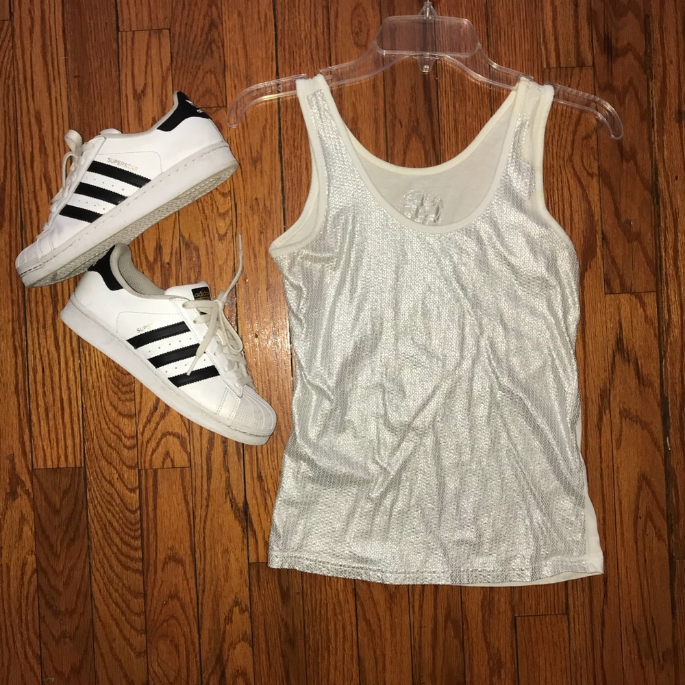 👯‍♀️BOGO👯‍♀️ White Echo Red Tank